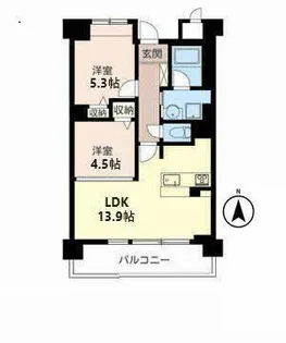 セリシール夙川苦楽園【0403号室】の間取り