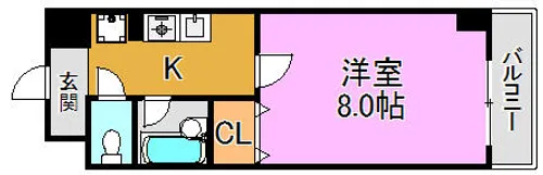 アルデバラン【5階】の間取り