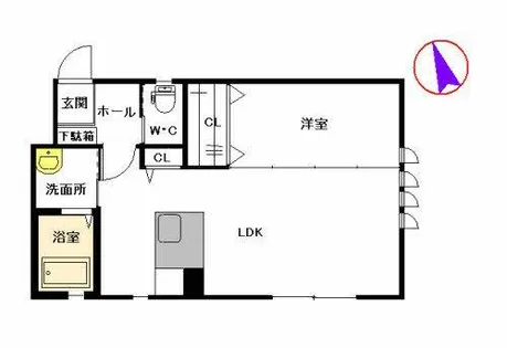 シャーメゾン祖原【A0101号室】の間取り