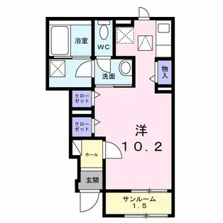 シャローム・T【102号室】の間取り