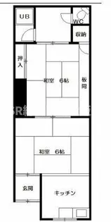 若竹壮【2階】の間取り
