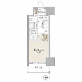 ルネフラッツ庄内通駅前【4階】の間取り