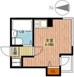 デイズ桜川Ⅱ【5階】の間取り