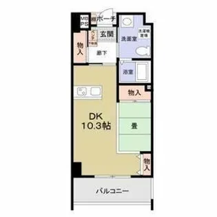 ロハス江坂【5階】の間取り