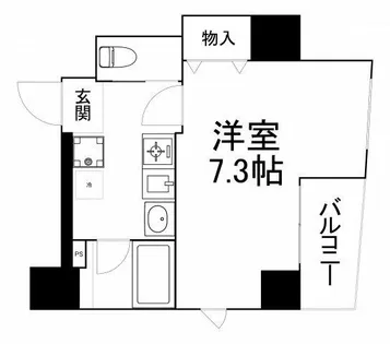 ナニワランド上本町【4階】の間取り