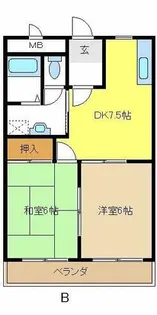 ロイヤルプレジオⅠ【3階】の間取り