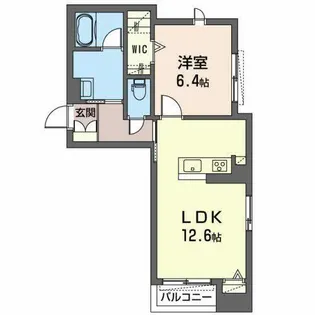 フォレスト コート【0201号室】の間取り