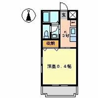 アルファプレイス【2階】の間取り