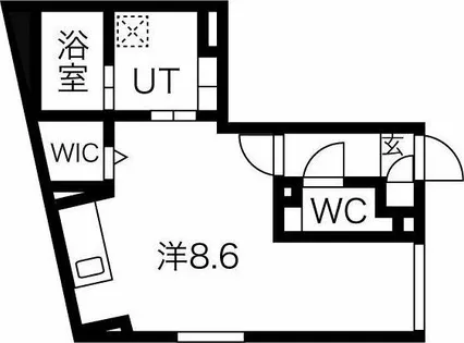 リヴシティ中村公園【4階】の間取り