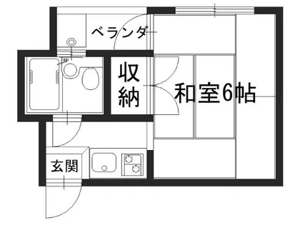 ピュアガーデン桂【202号室】の間取り