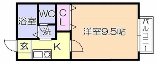 フローラルコート【1階】の間取り