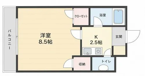 ヴィラージュⅠ【3階】の間取り