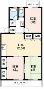 パークハウスあまの【4階】の間取り