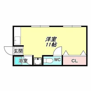 松栄ハイツ【2階】の間取り