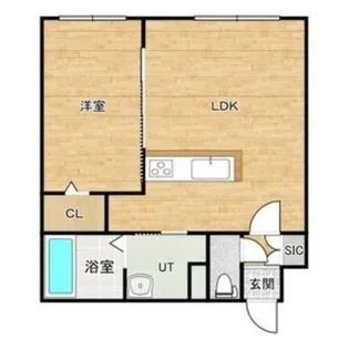 ジェラート【3階】の間取り