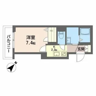 フォレナ堀切【0302号室】の間取り