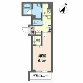 フォレナ大手町【0201号室】の間取り