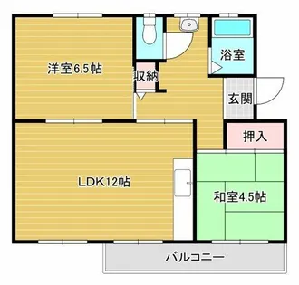 泉北桃山台第二団地38号棟【5階】の間取り
