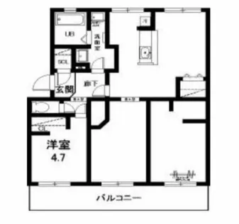 天野ハイツ【101号室】の間取り