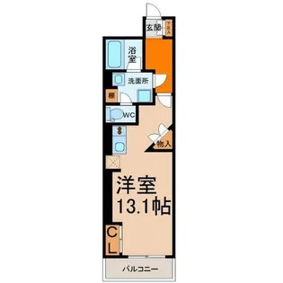 ロイジェント栄【7階】の間取り