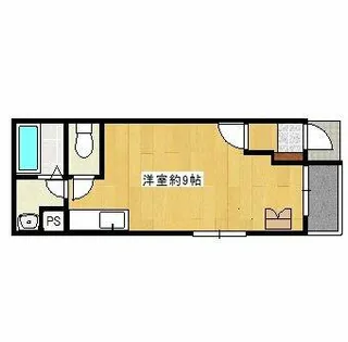 シャトレ57【101号室】の間取り