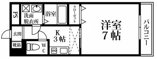 PREMIER HILLS【302号室】の間取り