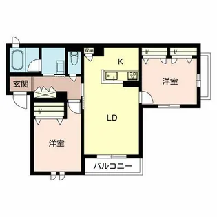 シャーメゾン ブルームステージ【0202号室】の間取り