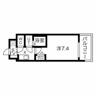 フォーリアライズ天王寺ヴァロール【10階】の間取り