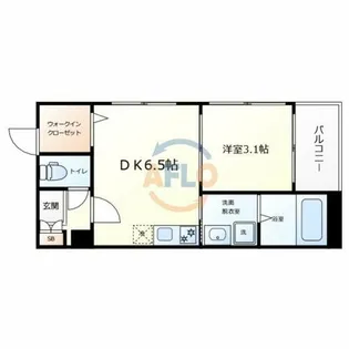 ニューバッツ【3階】の間取り