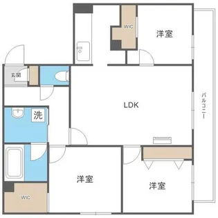 Aster S14【407号室】の間取り