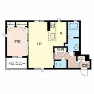 シャーメゾン ラハイナ【0201号室】の間取り