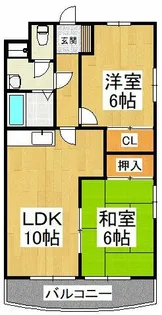 シェラ金剛【3階】の間取り