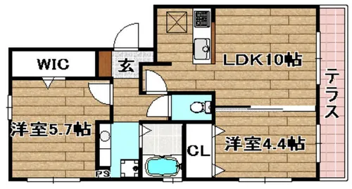 Grande Soleil【302号室】の間取り