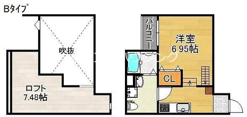 PLAISIR ZEN【2階】の間取り