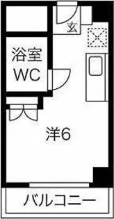 メゾン・ド・デューク【410号室】の間取り