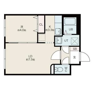 イーストポルトN14【2階】の間取り