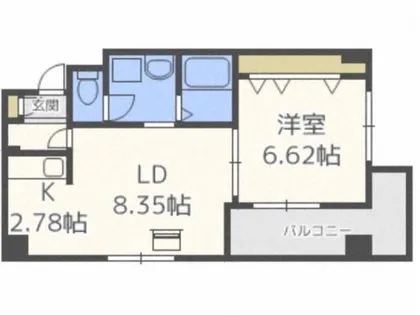 A・Stage【202号室】の間取り