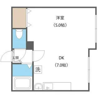 ウッド611【1階】の間取り