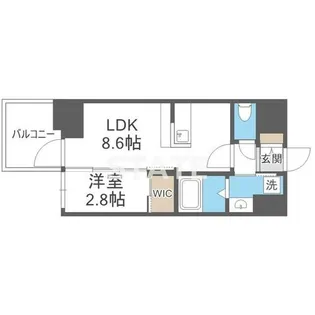 コンフォリア・リヴ北浜平野町【4階】の間取り