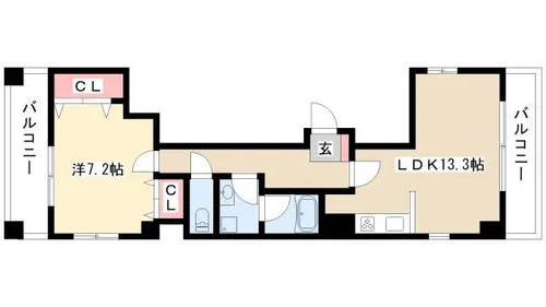 ルピナス泉【3階】の間取り