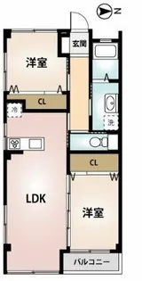 豊ハイツ【303号室】の間取り