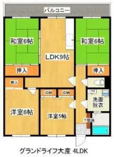 福岡県福岡市西区石丸4丁目【マンション】の間取り