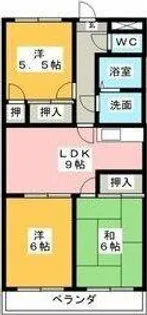 AMOUR MIWA【503号室】の間取り