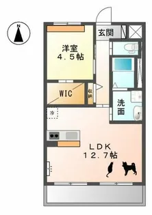 グランドソレイユ【3階】の間取り