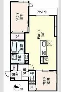 クラシスト瑞光【2階】の間取り