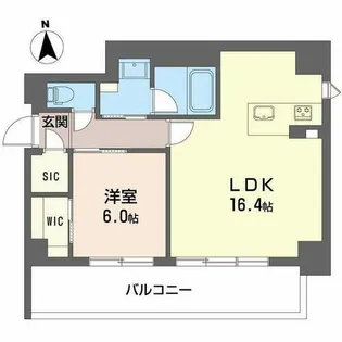 グラン セレニオ 江坂【7階】の間取り