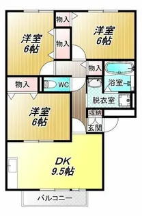 コートダジュール【1階】の間取り