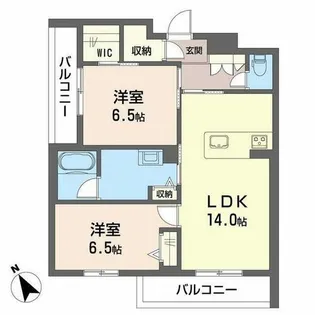 新清館III【2階】の間取り