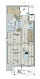 ファーストフィオーレ新町ファジスタ【15階】の間取り