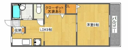 シャトールナ【303号室】の間取り